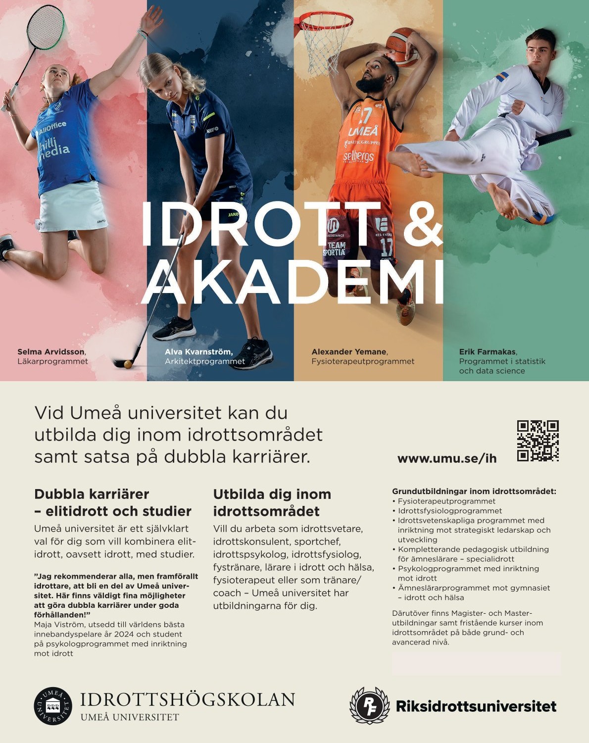 Logotyp för Umeå helsida sponsor nummer 4/2025